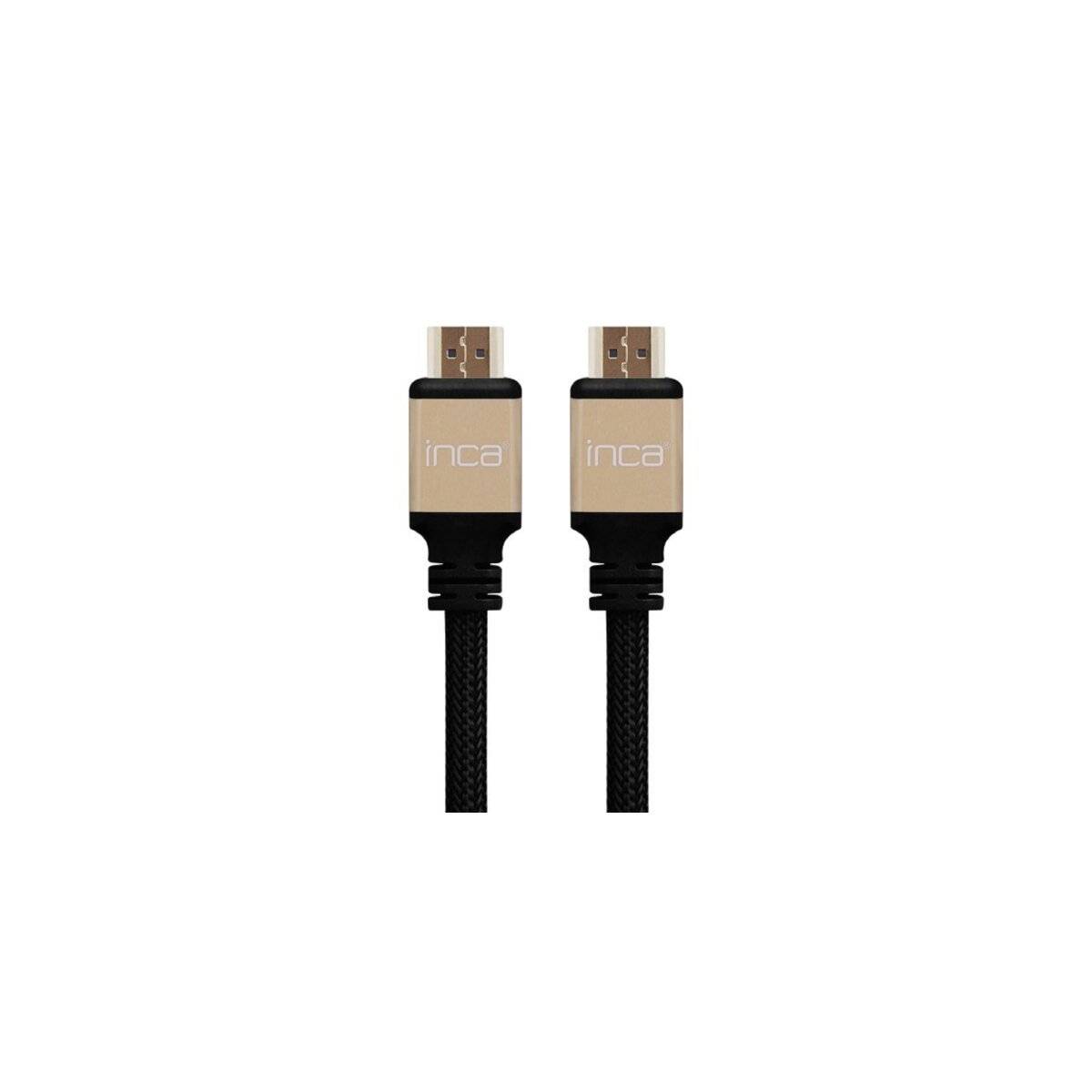Inca IHD-02 HDMI Kabel: 8K High Definition Bildübertragung, Goldspitzen, geflochtene Außenhülle