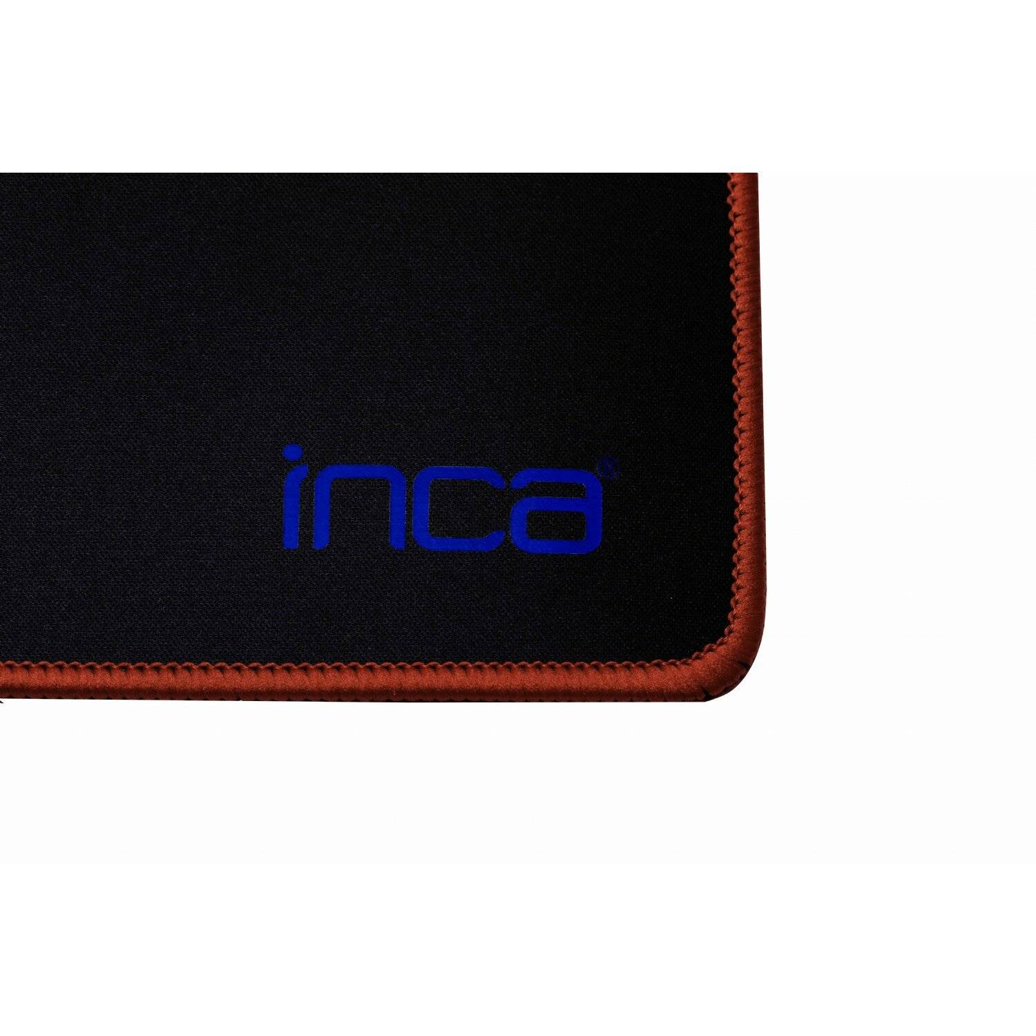 INCA Mauspad 900 x 400 x 3 mm, breiter Einsatzbereich, Speed Surface, haltbare rutschfeste Gummisohle Rot
