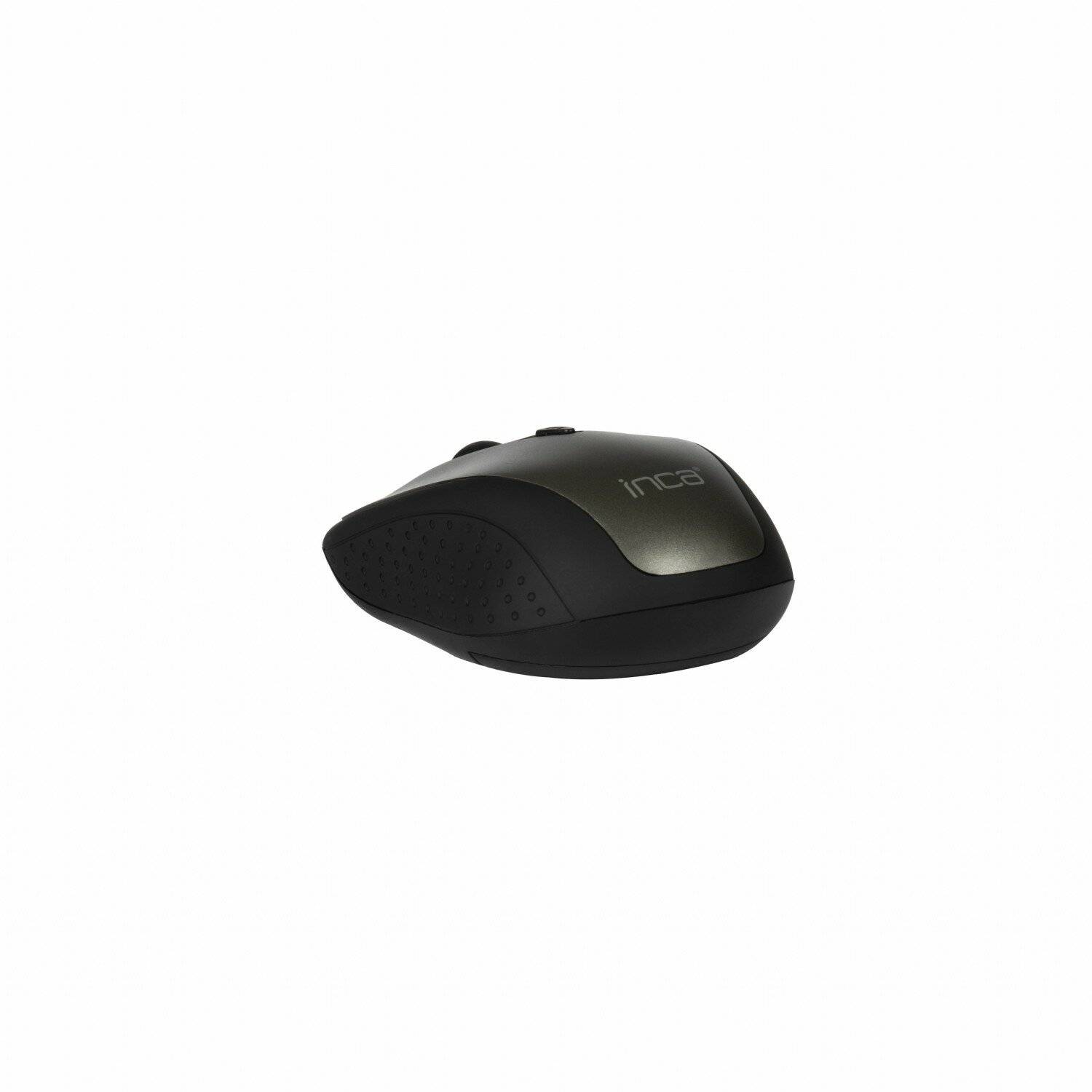 Inca IWM-201R-G Maus kabellos Bluetooth Optisch 1600 DPI Wireless Funkmaus Plug and Play Grau