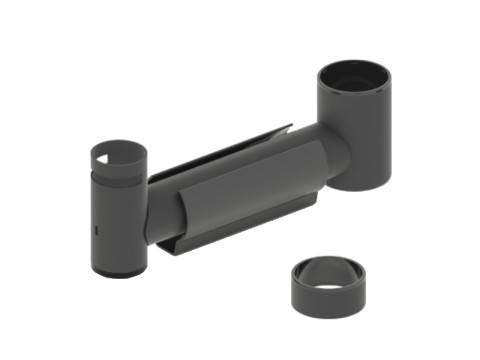 Pospole Arm 45mm bis 38mm feste Version Kerbe Schlitz für Kensington-Schloss 200