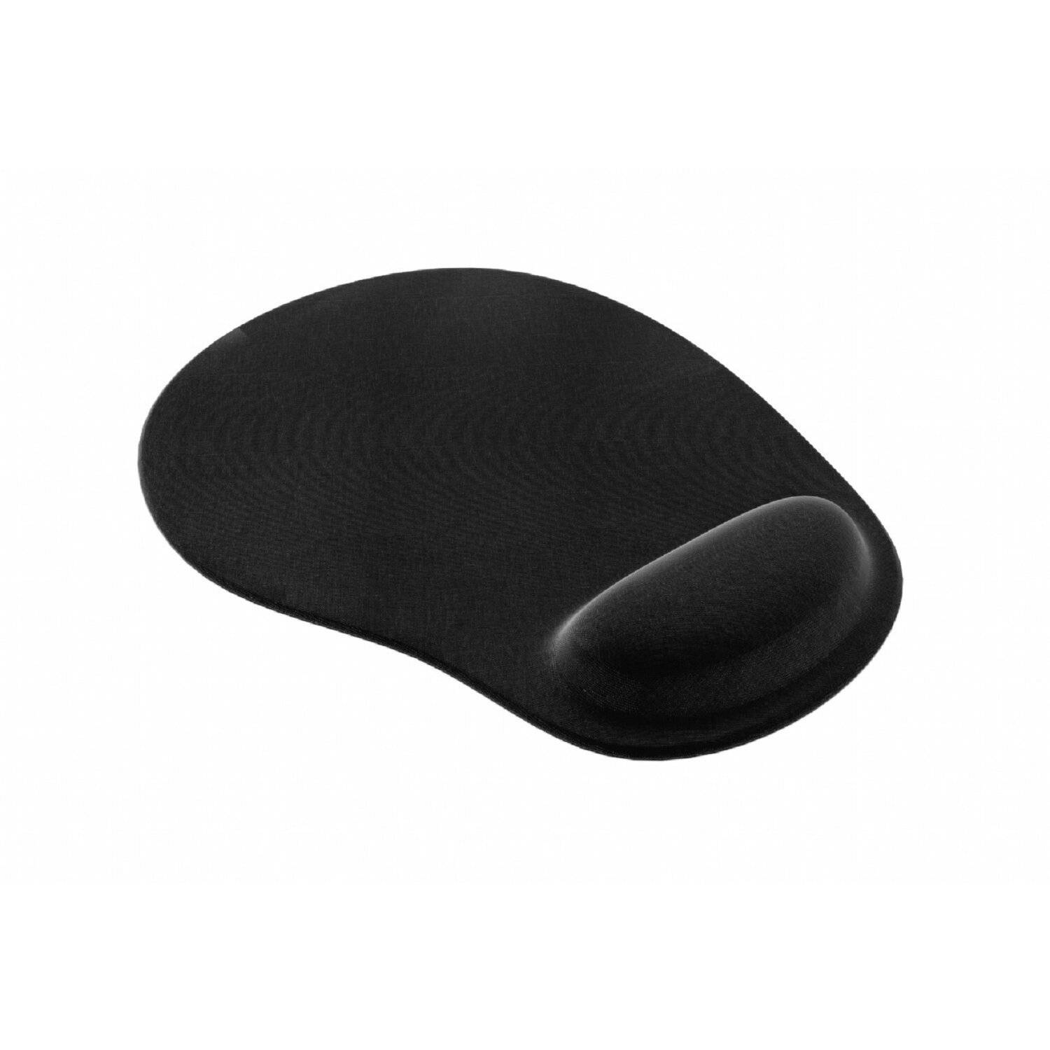 INCA IMPS-008 Mauspad mit Handauflage, breiter Einsatzbereich, rutschfest, ergonomisch und flexibel Schwarz