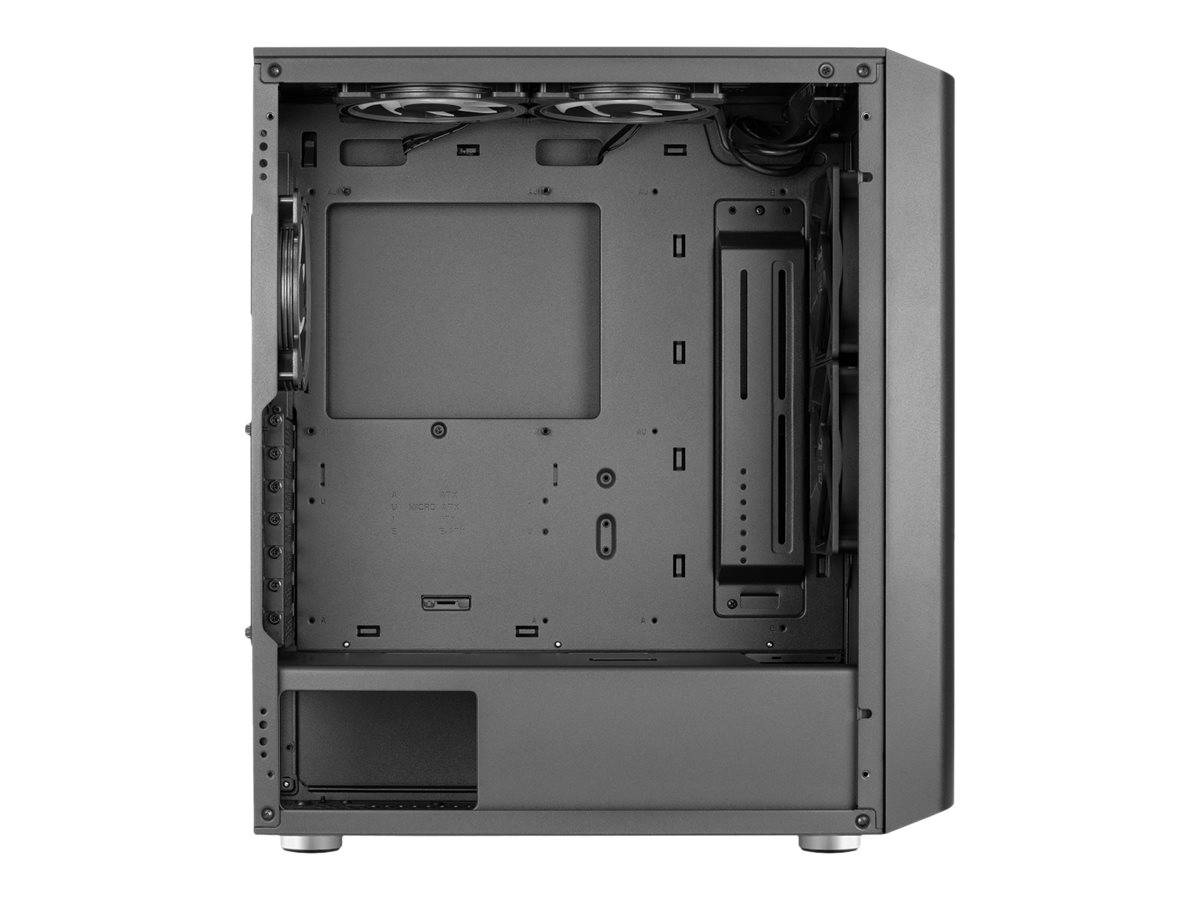 AeroCool Interstellar-G-BK-v1 - Mid tower - ATX - Seitenteil mit Fenster (gehärtetes Glas)