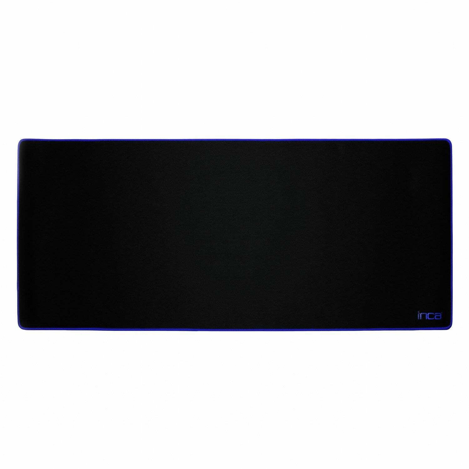 INCA Mauspad 900 x 400 x 3 mm, breiter Einsatzbereich, Speed Surface, haltbare rutschfeste Gummisohle Blau