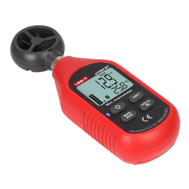 UNI-T, UT363BT, Digitales Anemometer, Bluetooth