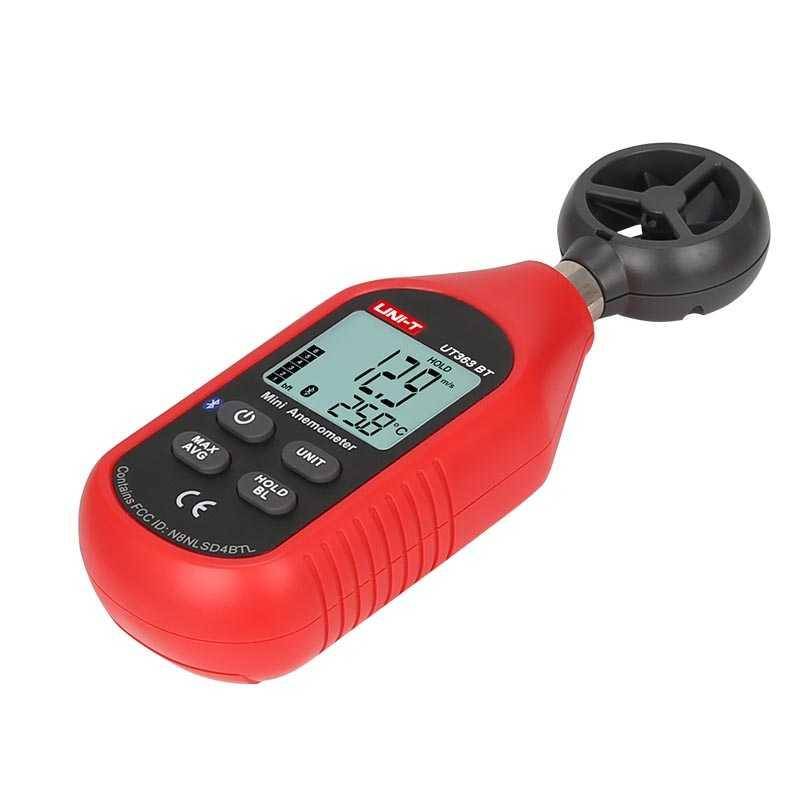 UNI-T, UT363BT, Digitales Anemometer, Bluetooth