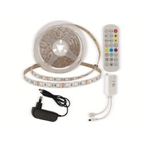 OPTONICA LED-Strip, RGB 4329, 12 V, 60 LEDs, EEK: G, 36 W, 2400 lm, mit Fernbedienung, App, 5 m OPTONICA LED-Strip, RGB 4329, 12 V, 60 LEDs, EEK: G, 36 W, 2400 lm, mit Fernbedienung, App, 5 m