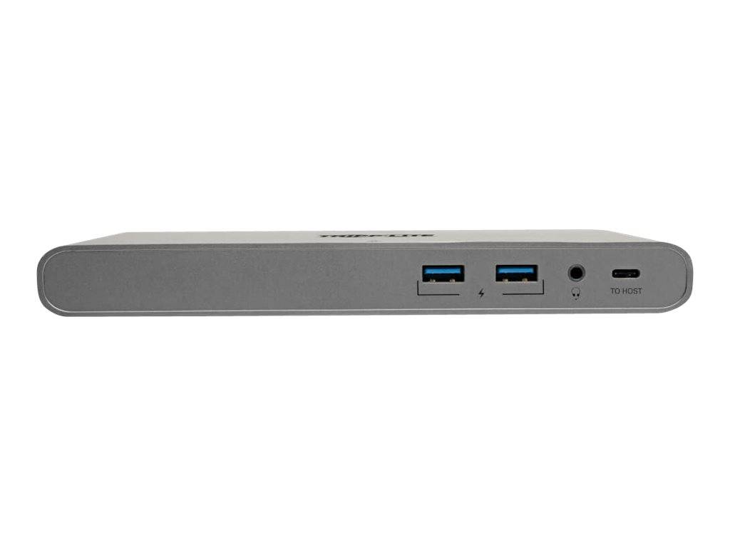 Eaton Tripp Lite Series USB-C Dock, Triple Display - 4K HDMI/DisplayPort, VGA, USB 3.2 Gen 1, USB-A/USB-C Hub, GbE, 100W