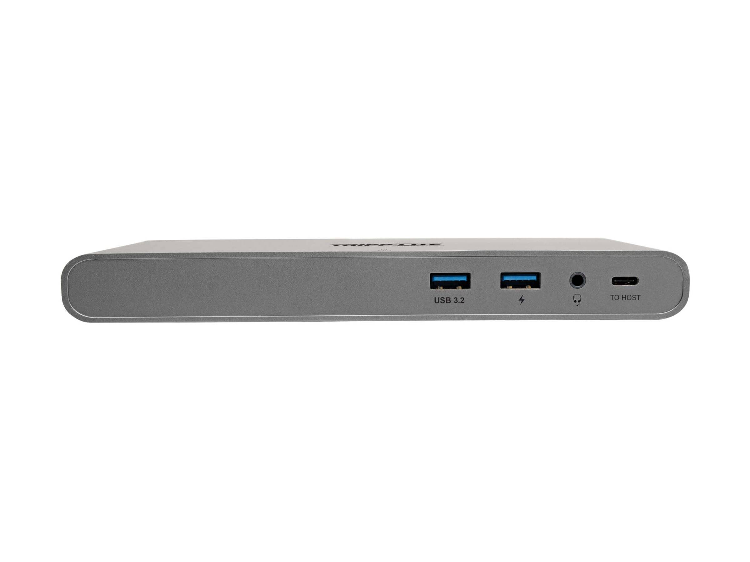 Eaton Tripp Lite Series USB-C Dock, Triple Display - 4K HDMI/DisplayPort, VGA, USB 3.2 Gen 1, USB-A/USB-C Hub, GbE, 100W