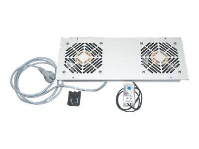 Schweitzer Systemtechnik Rack - Lüfter Kit - mit Thermostat - Hellgrau - RAL 703