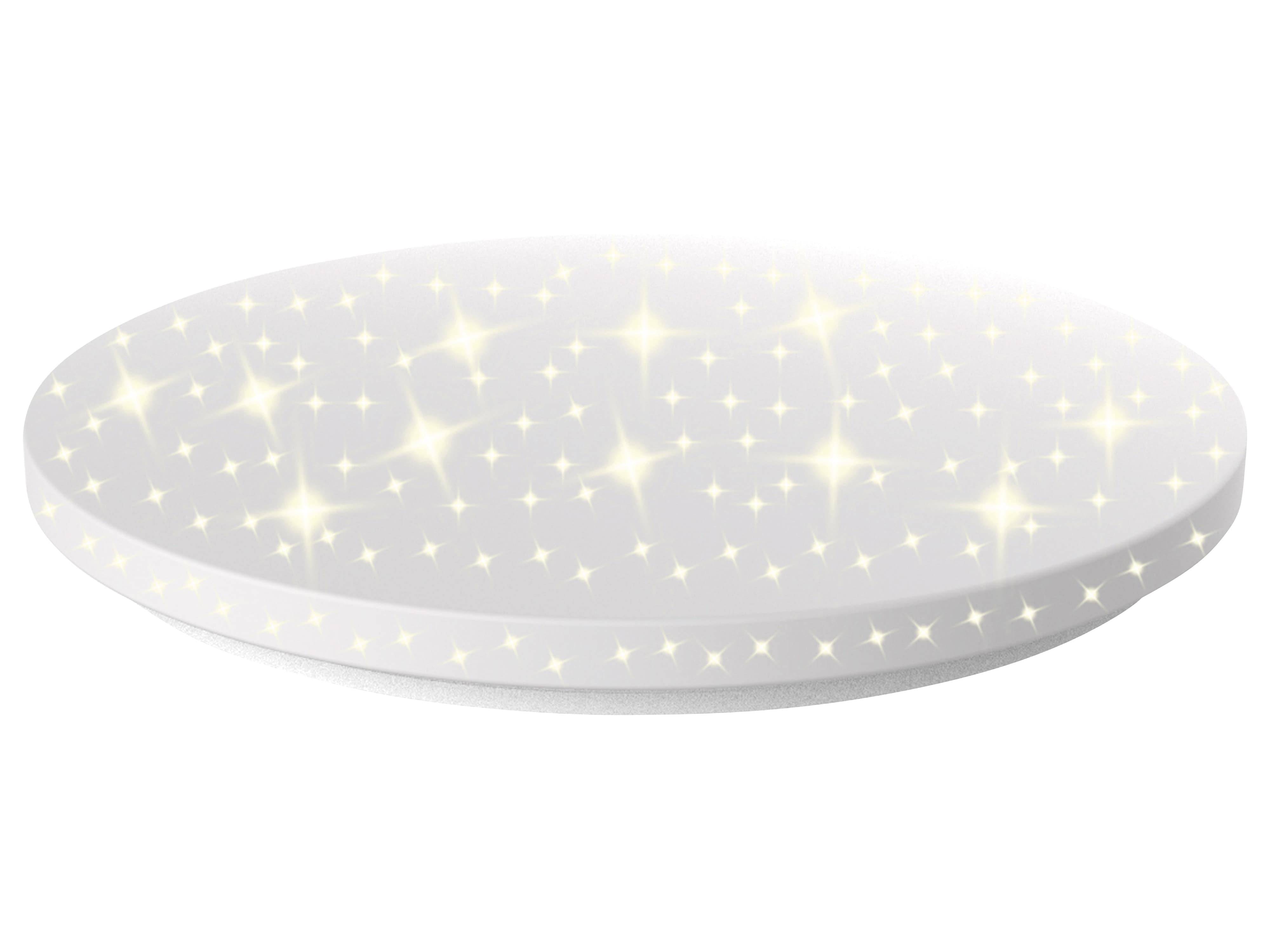 BLULAXA LED-Deckenleuchte, Promina-S, Sternenhimmel, 18W, CCT + Fernbedienung