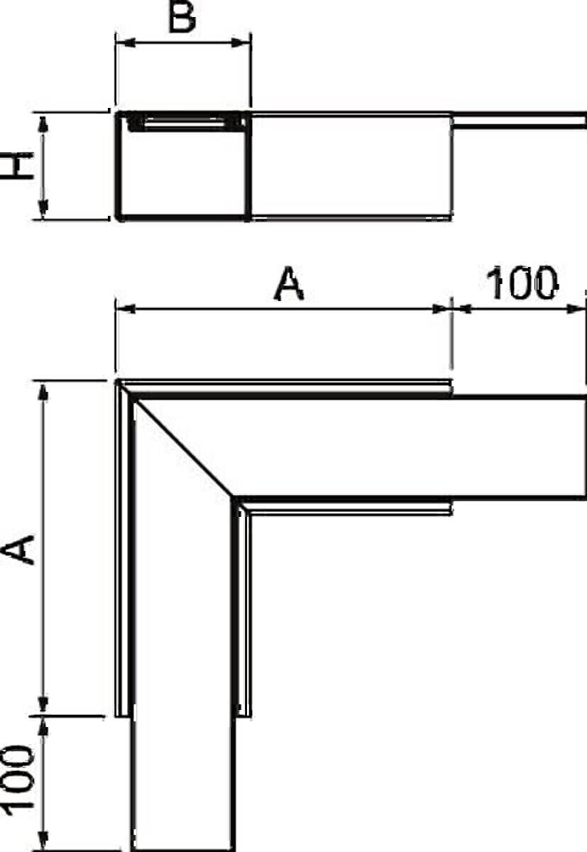 OBO Bettermann Flachwinkel PLM FA 0810 FS