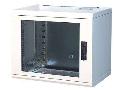 SCHWEITZER SYSTEMTECHNIK - Schweitzer EasyFix - Gehäuse - geeignet für Wandmontage - Hellgrau, RAL 7035 - 6U - 48.3 cm (