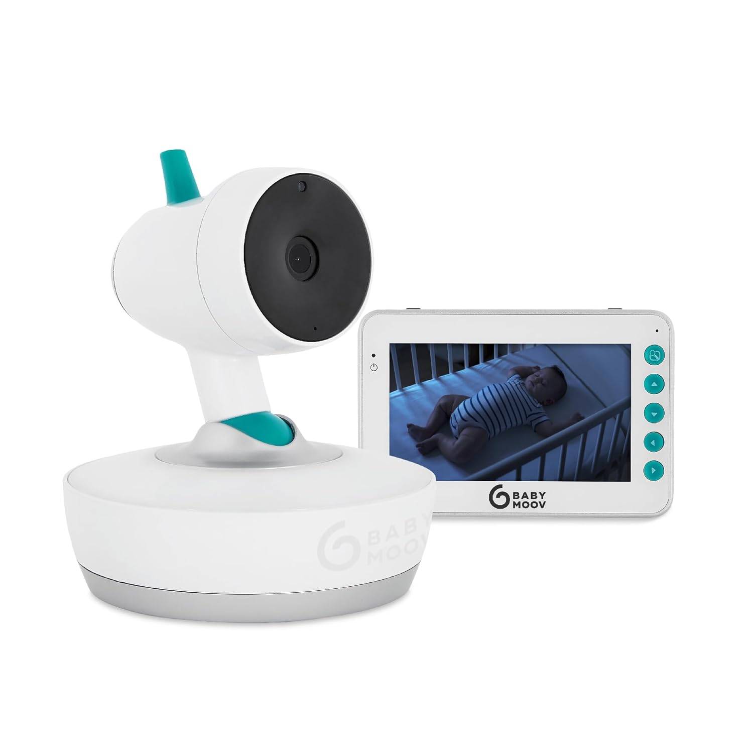 Babymoov Babyphone YOO-Moov 360° Kamera Fernsteuerung 4,3" Bildschirm