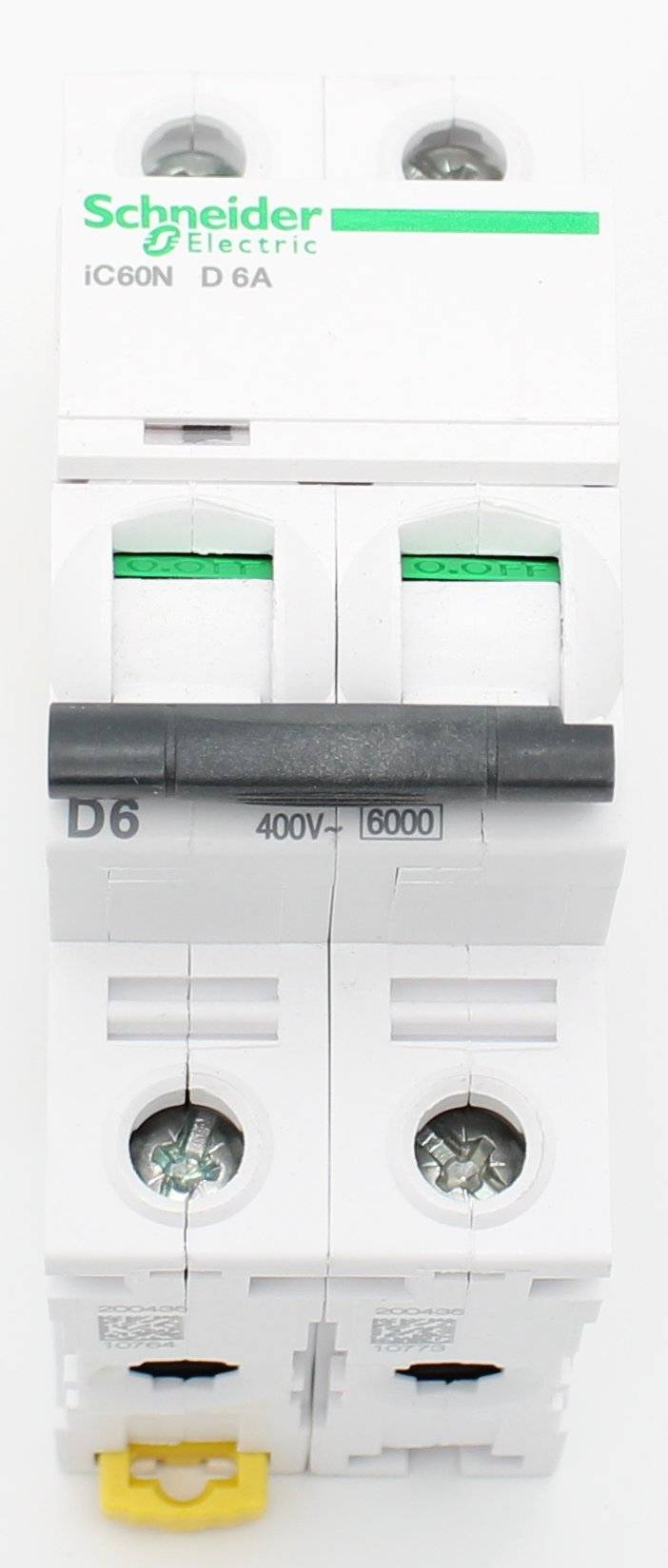 A9F75206 - Schneider Electric - IC60N, Miniatur-Leistungsschalter, 2p, 6A, D-Kurve