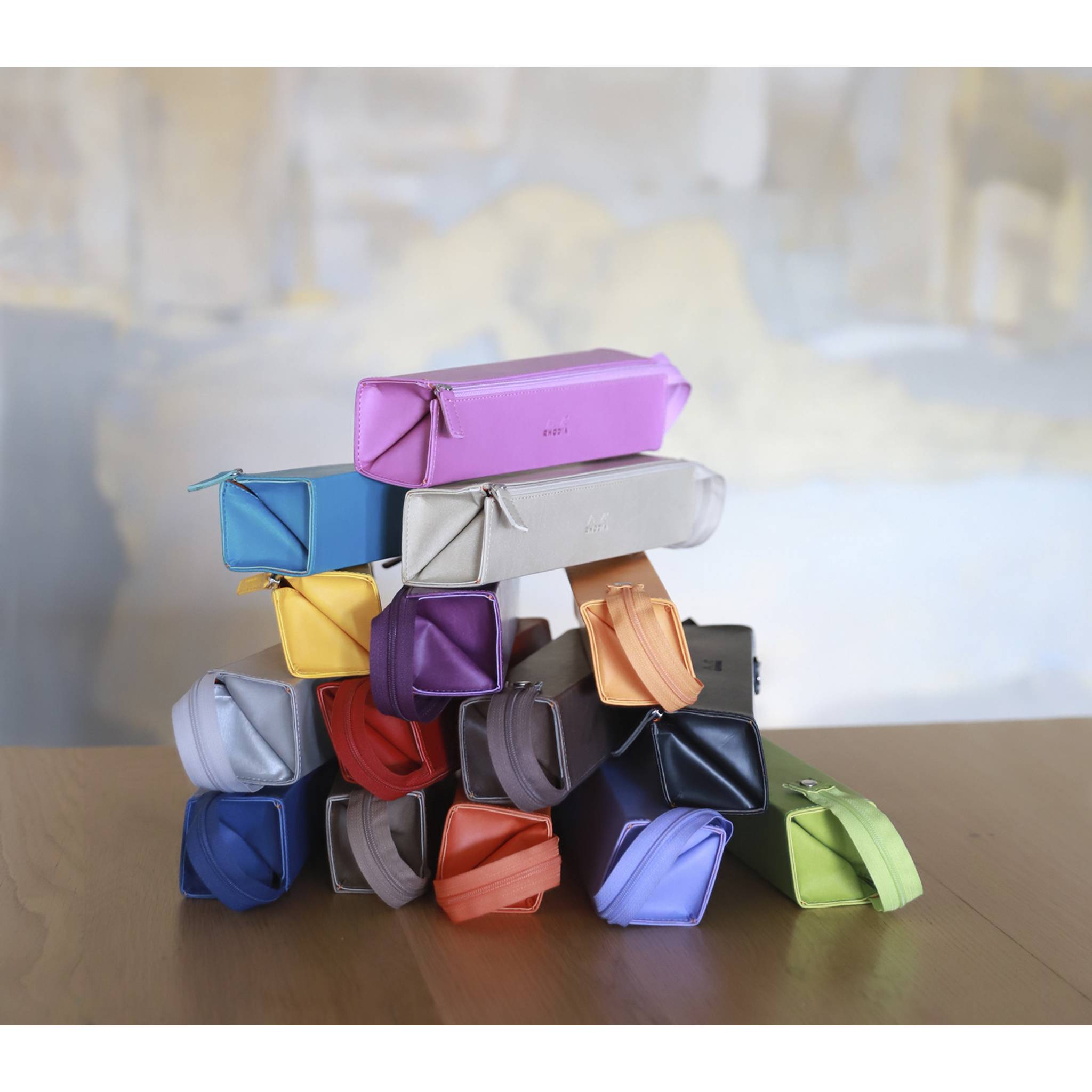 Rhodia Rhodiarama Hartschalenmäppchen, rechteckig 23x5x5 cm - Schwarz 319012C