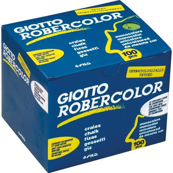 Wandtafelkreide Giotto Robercolor grün 100 Stück