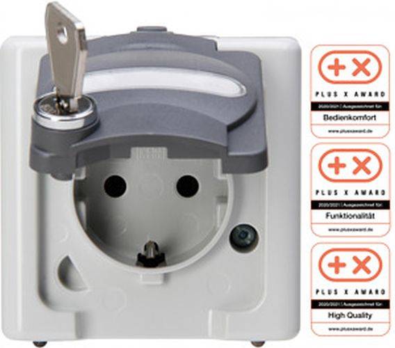 KOPP Blue Electric grau IP44 SSD Schliessung 8