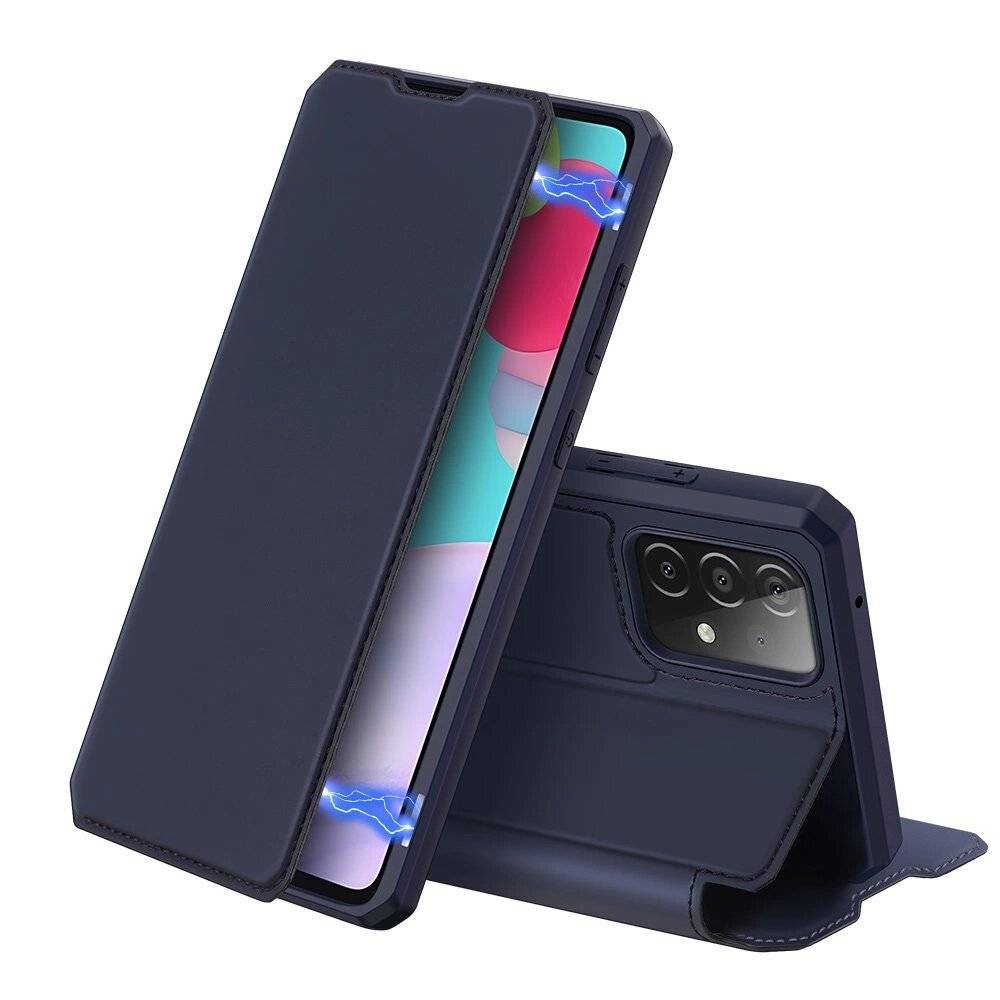 DUX DUCIS Skin X Bookcase type case for Samsung Galaxy A52s 5G / A52 4G blue