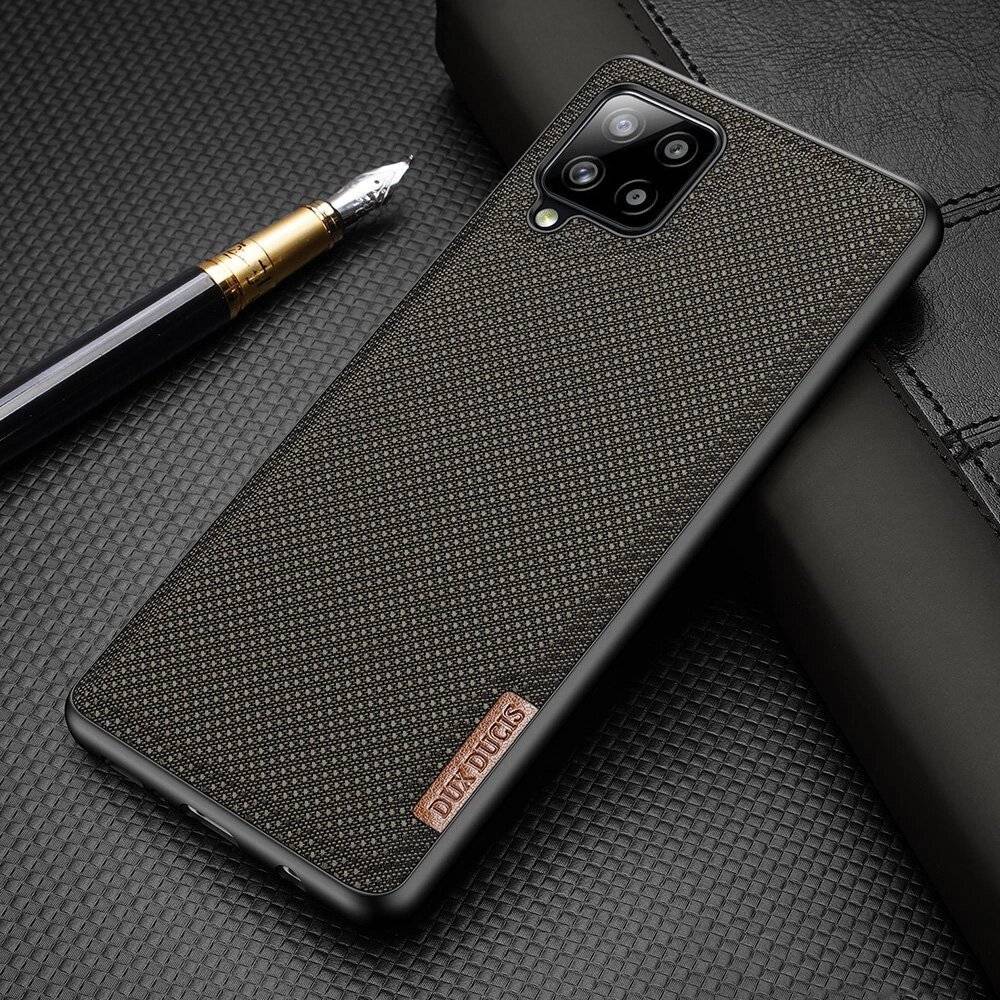 Dux Ducis Fino Hülle ist Nylon überzogen Samsung Galaxy A42 5G grün
