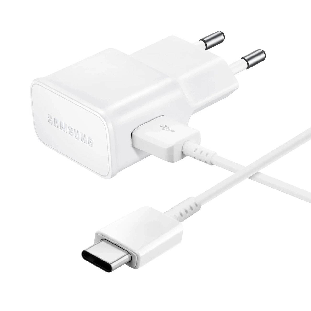 Samsung EP-TA200EWE USB-A 15W Wandladegerät EP-DR140AWE - USB-C Kabel OOB Bulk Ersatzverpackung