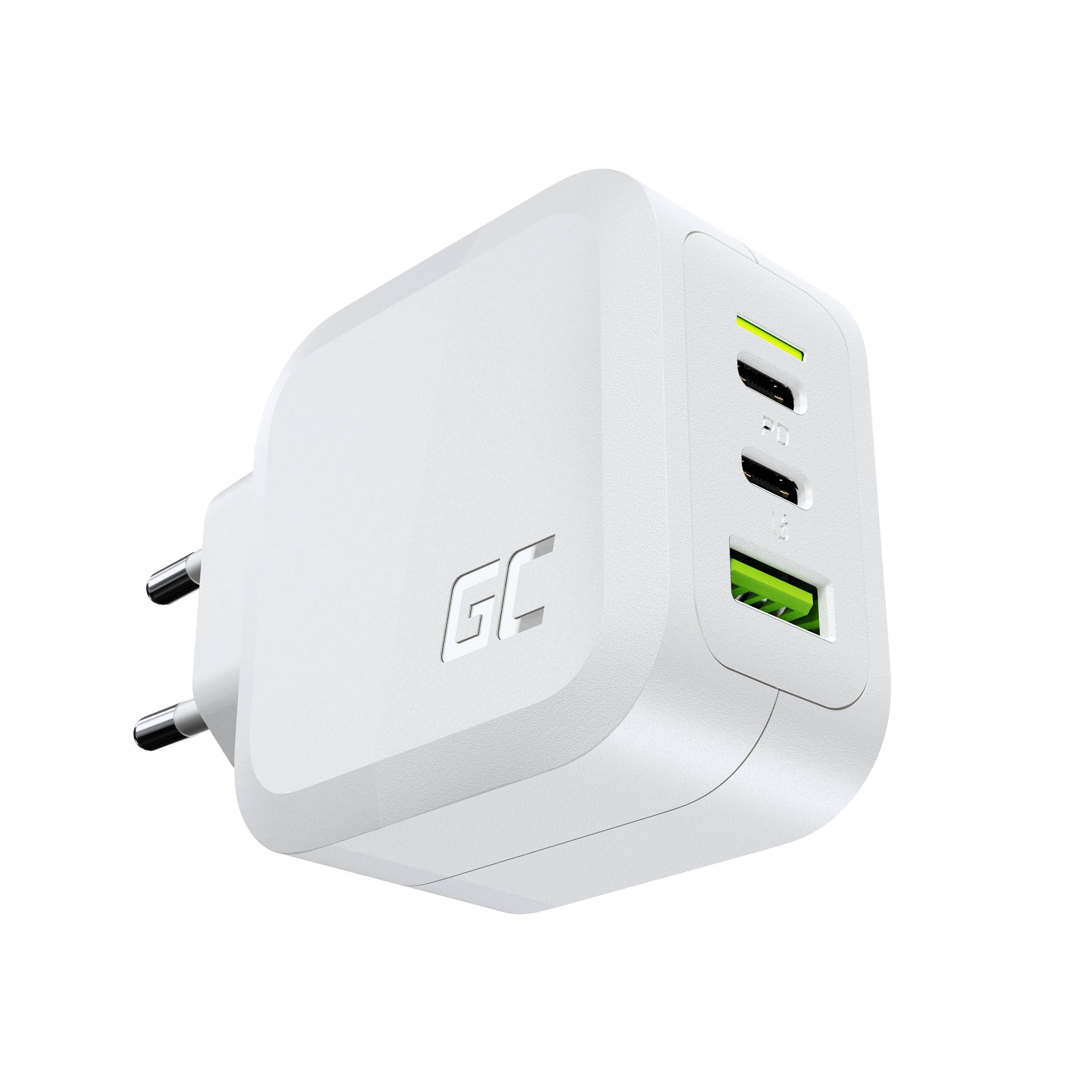 PowerGaN USB-Chager - QuickCharge 3.0 - 3 Anschlüsse - 65W