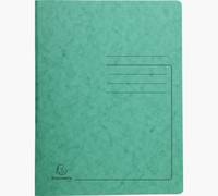 Exacompta 240223E, Konventioneller Dateiordner, A4, Pressspan, Grün, Porträt, 300 Blätter