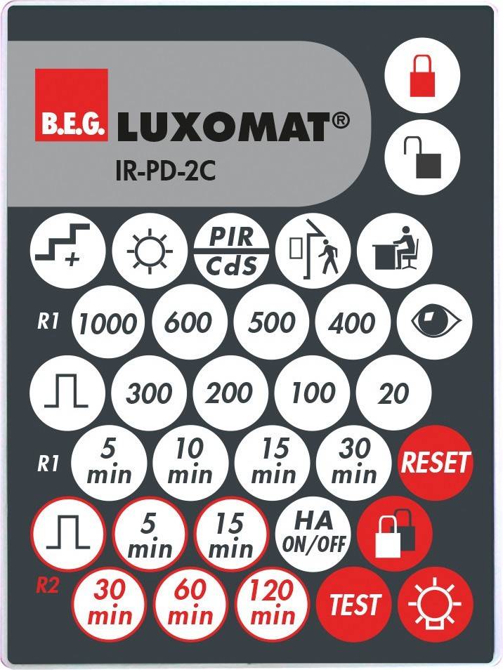 BEG Brück Electronic IR-Fernbedienung IR-PD-2C