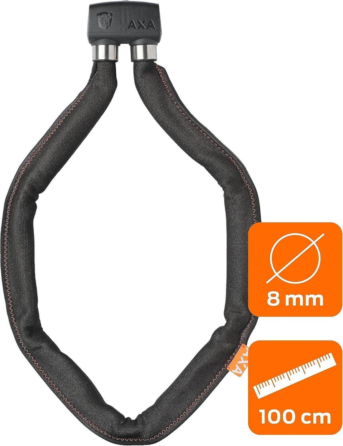 AXA Foldable 800 Faltschloss L=100cm Gliederdurchmesser 8 mm Sicherheitsstufe 9