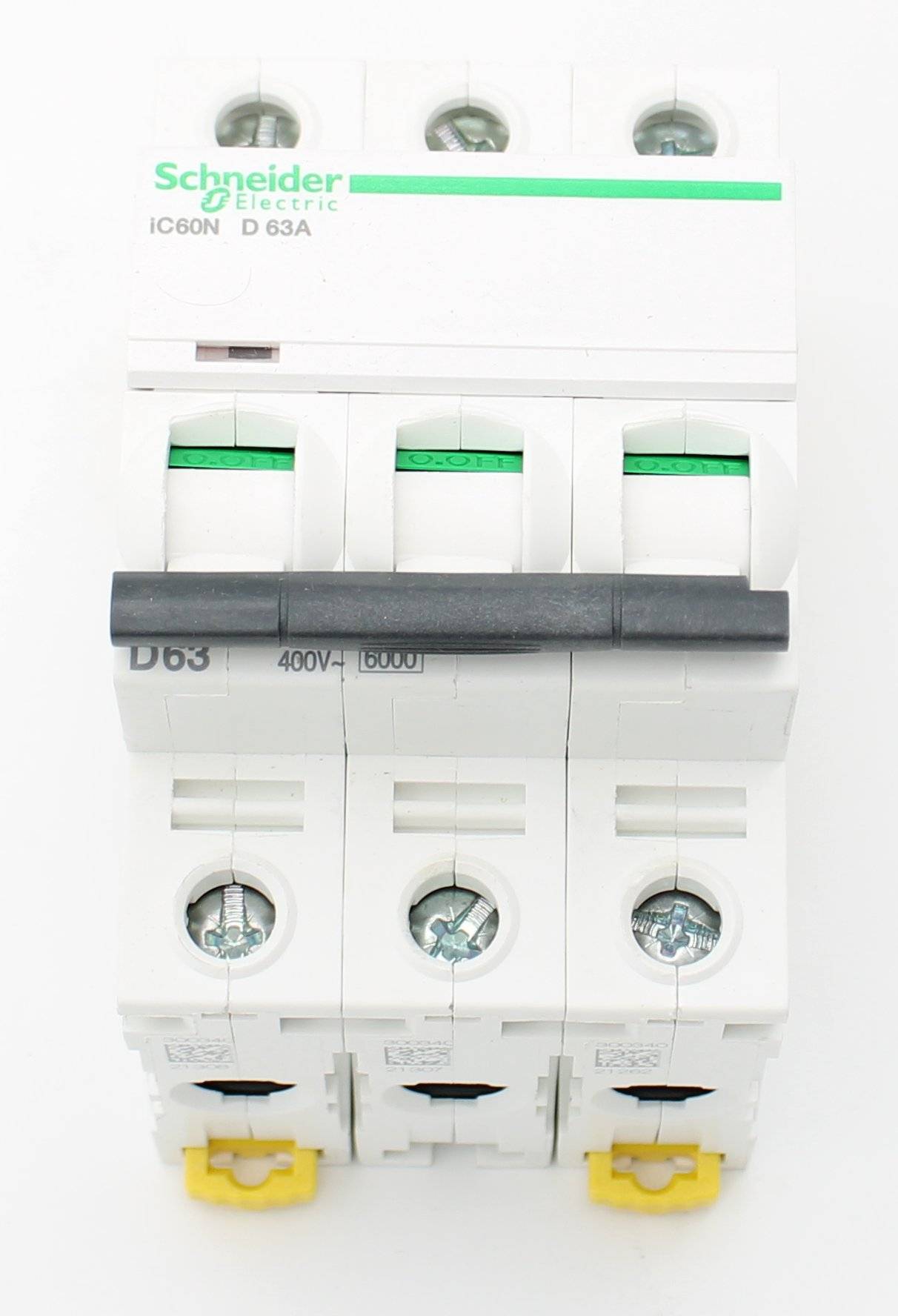 A9F75363 - Schneider Electric - iC60N - Miniatur-Leistungsschalter - 3P - 63A - D-Kurve