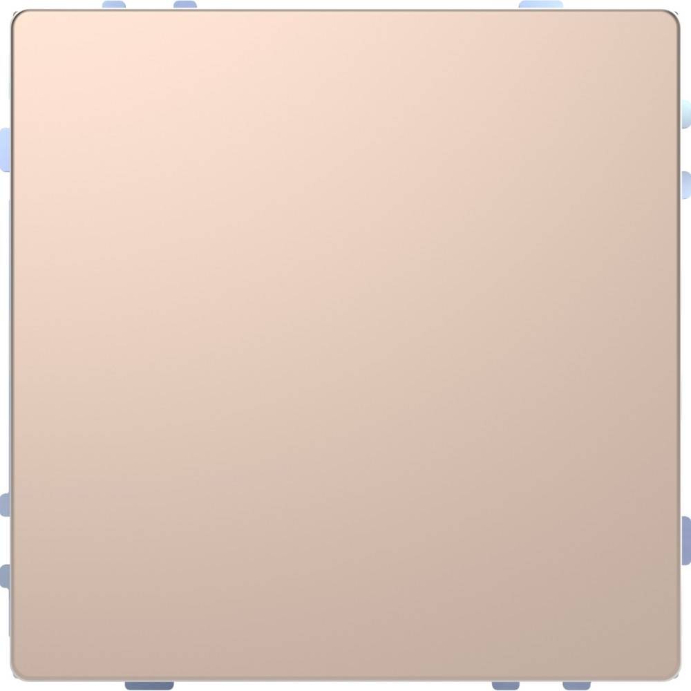 Eine glatte, quadratische, matte rosa Oberfläche mit abgerundeten Ecken.
