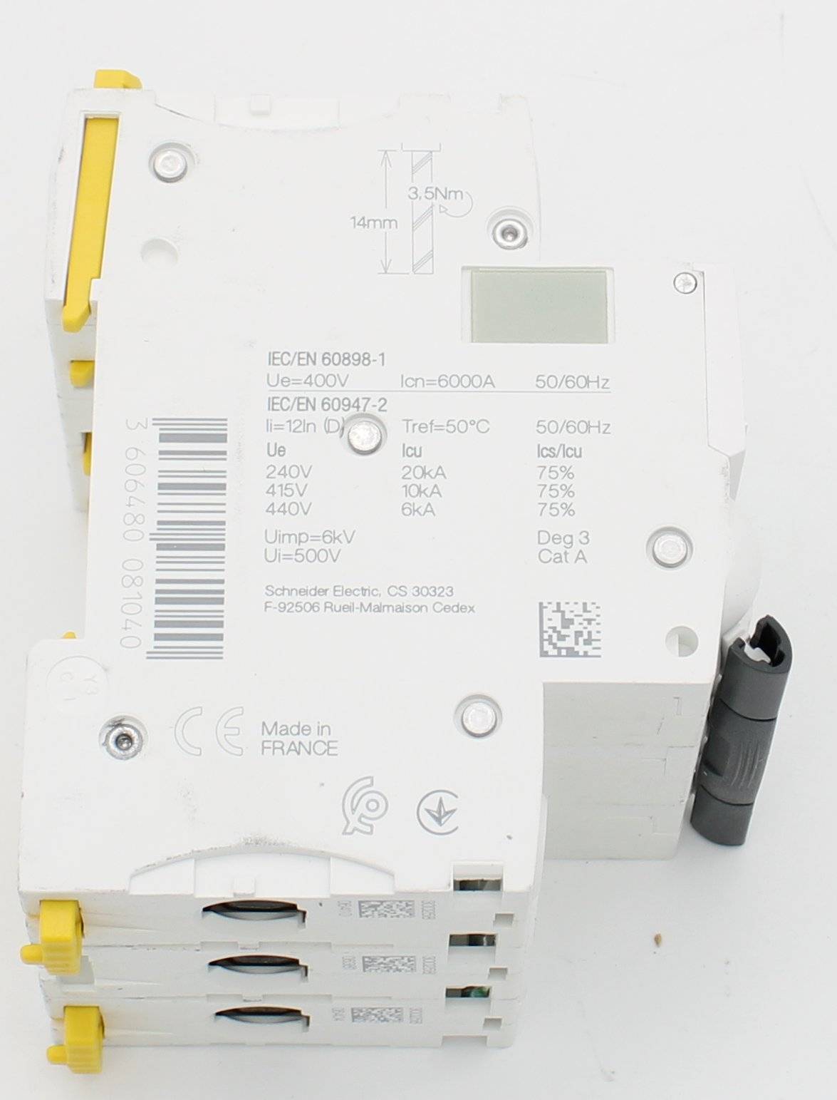 A9F75332 - Schneider Electric - IC60N, Miniatur-Leistungsschalter, 3p, 32A, D-Kurve