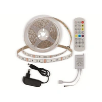 OPTONICA LED-Strip, RGB 4322, 12 V, 60 LEDs, EEK: G, 36 W, 2400 lm, mit Fernbedienung, 5 m OPTONICA LED-Strip, RGB 4322, 12 V, 60 LEDs, EEK: G, 36 W, 2400 lm, mit Fernbedienung, 5 m