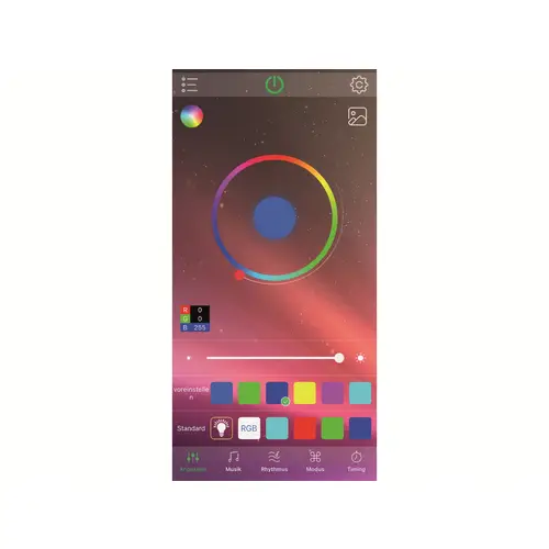 OPTONICA LED-Strip, RGB 4330, 12 V, 60 LEDs, EEK: G, 36 W, 2400 lm, Fernbedienung, App, 5 m, IP54 OPTONICA LED-Strip, RGB 4330, 12 V, 60 LEDs, EEK: G, 36 W, 2400 lm, Fernbedienung, App, 5 m, IP54