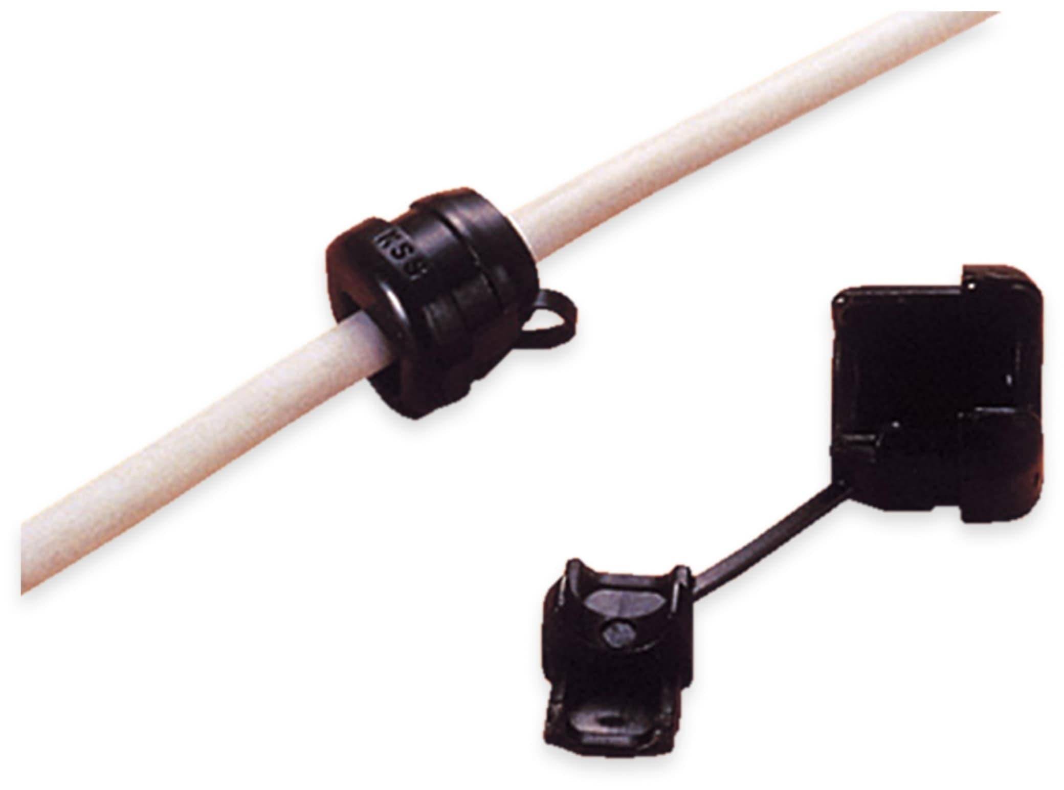 KSS Zugentlastung, schwarz, Polyamid, 15,2 mm, 3,2 mm