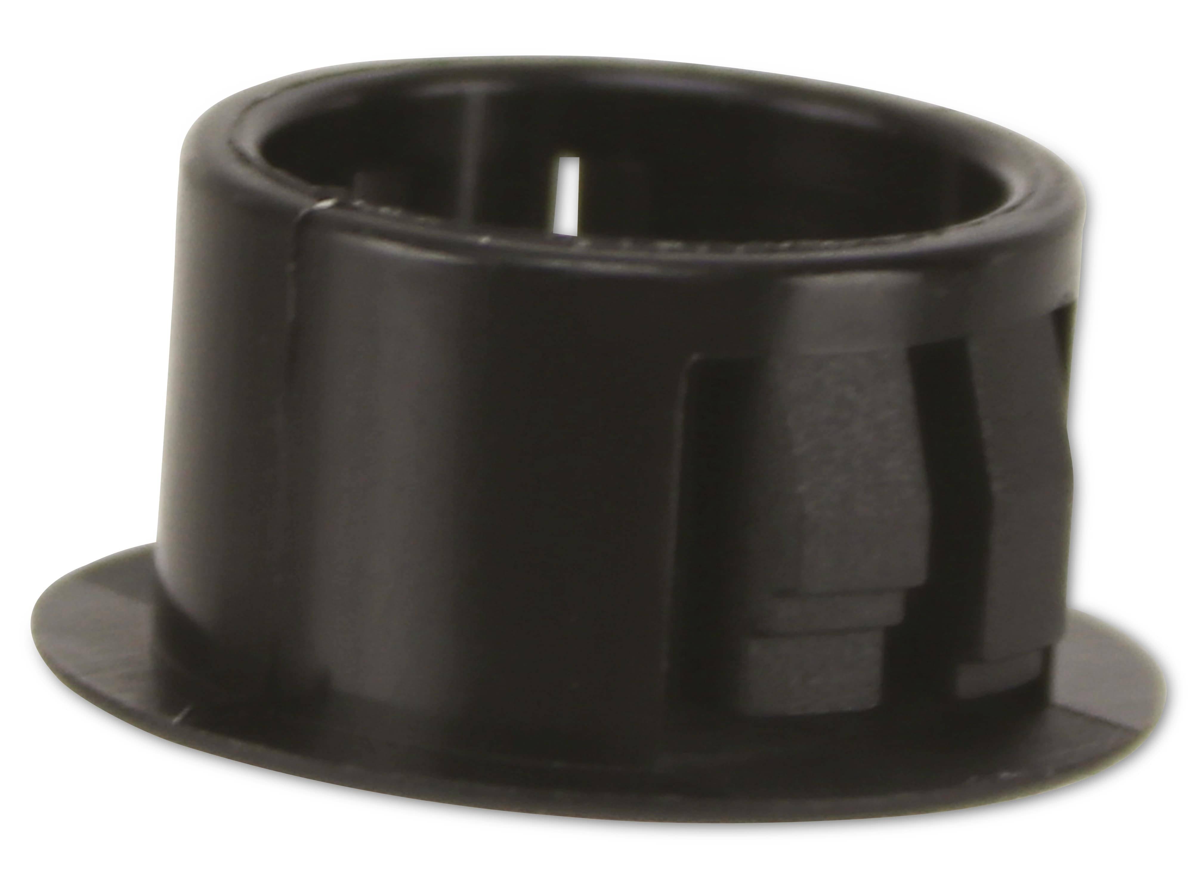 KSS Lochabdeckung Polyamid 6.6, schwarz, für Loch 15,9, Abdeckung-Ø 19,5, 1 Stück