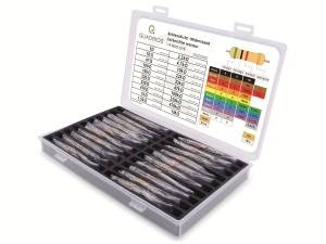 QUADRIOS Widerstands-Set 201711P001, Kohleschicht, 0,25 Watt, ± 5%