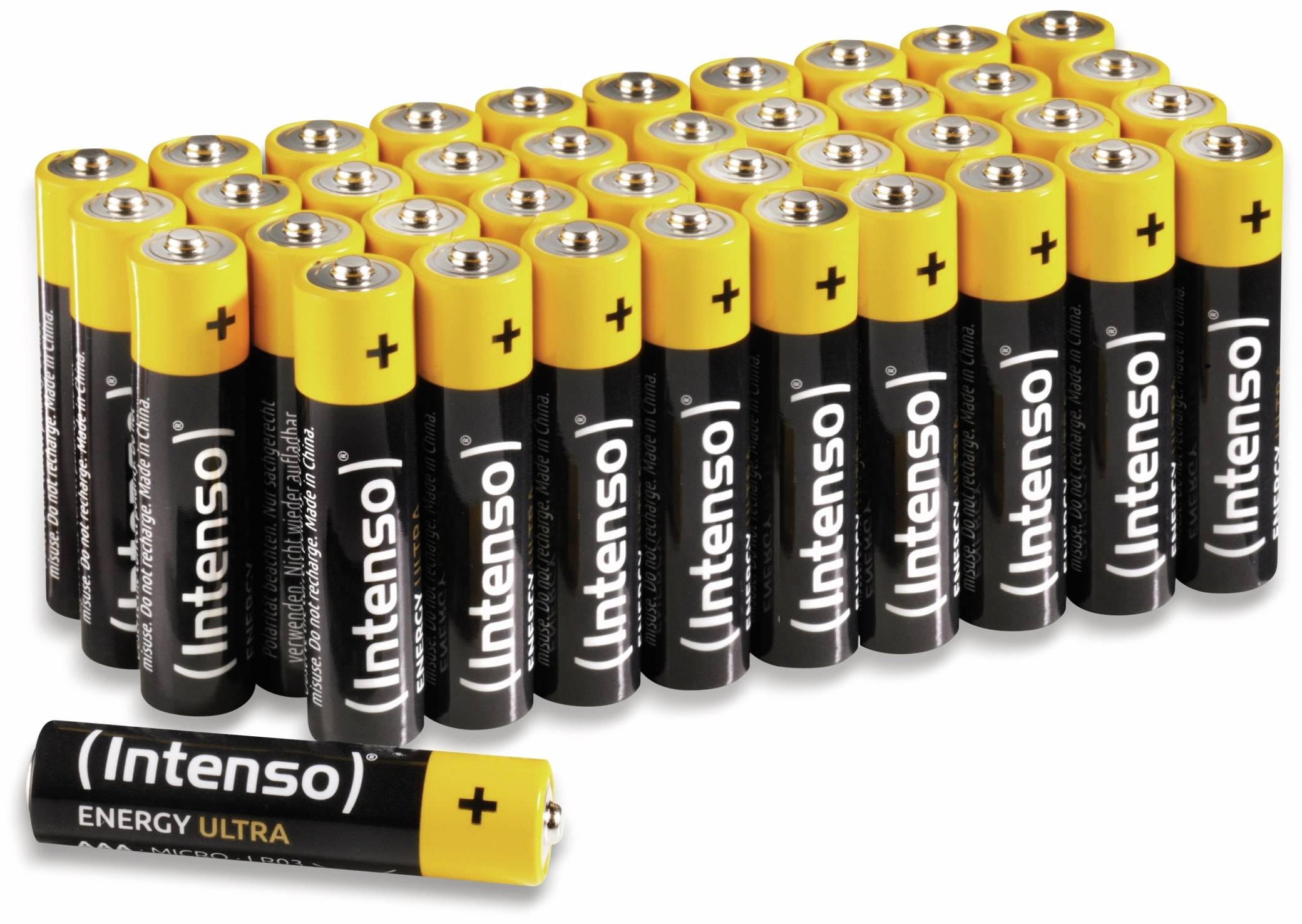 INTENSO Micro-Batterie-Set Energy Ultra, AAA LR03, 40 Stück