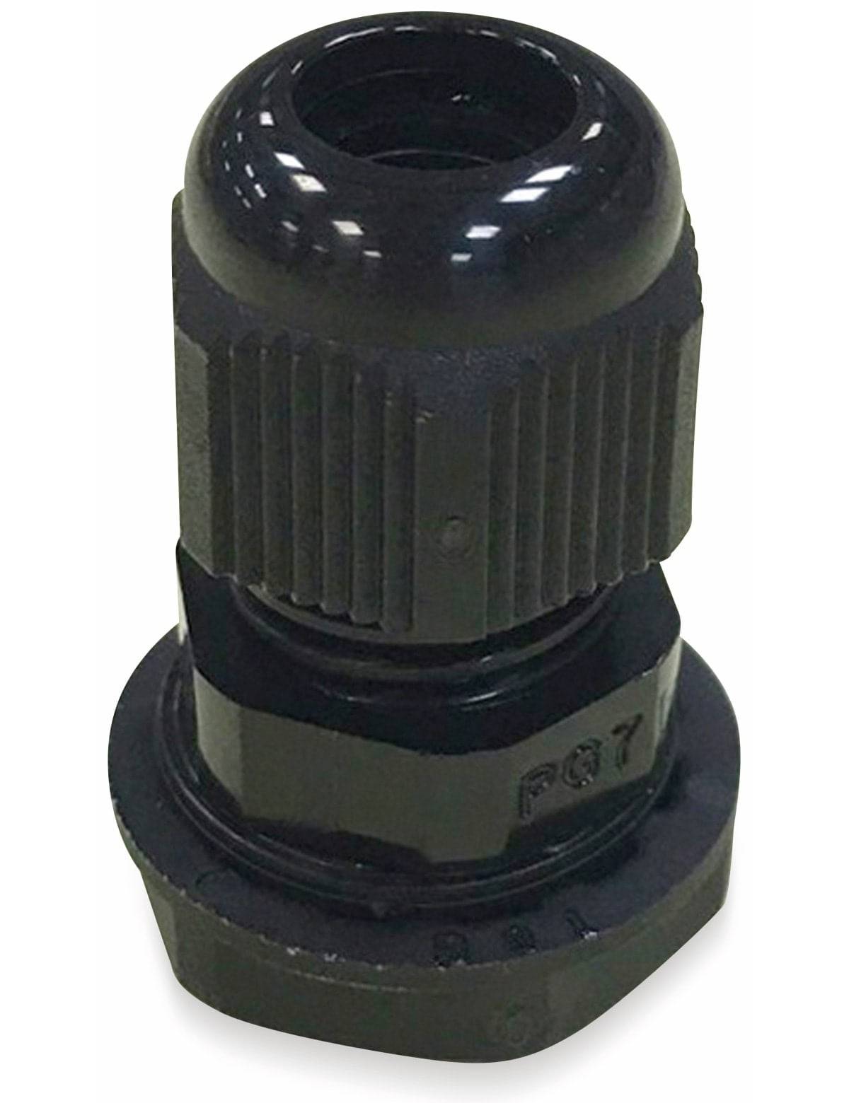 KSS Kabelverschraubung, PG-21, schwarz, IP68, 13 bis 18