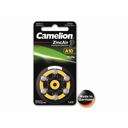 CAMELION Knopfzelle A10, 6 Stück CAMELION Knopfzelle A10, 6 Stück