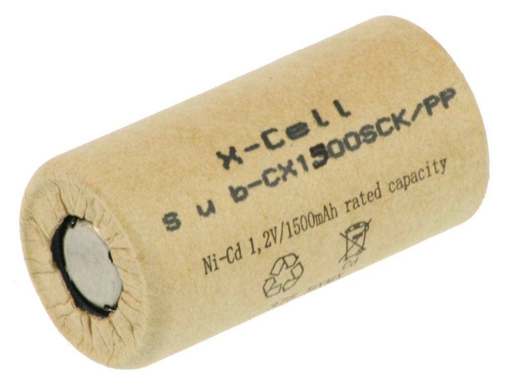Hückmann Akku Ni-Cd 1,2V Sub-C X1500SCK/PP