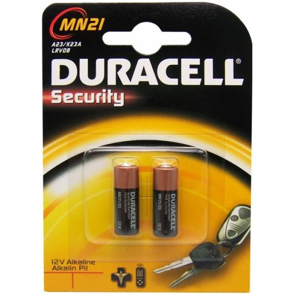 Duracell MN21 A23 12V SECURITY CELL (2 PACK) - Batterie - A 23