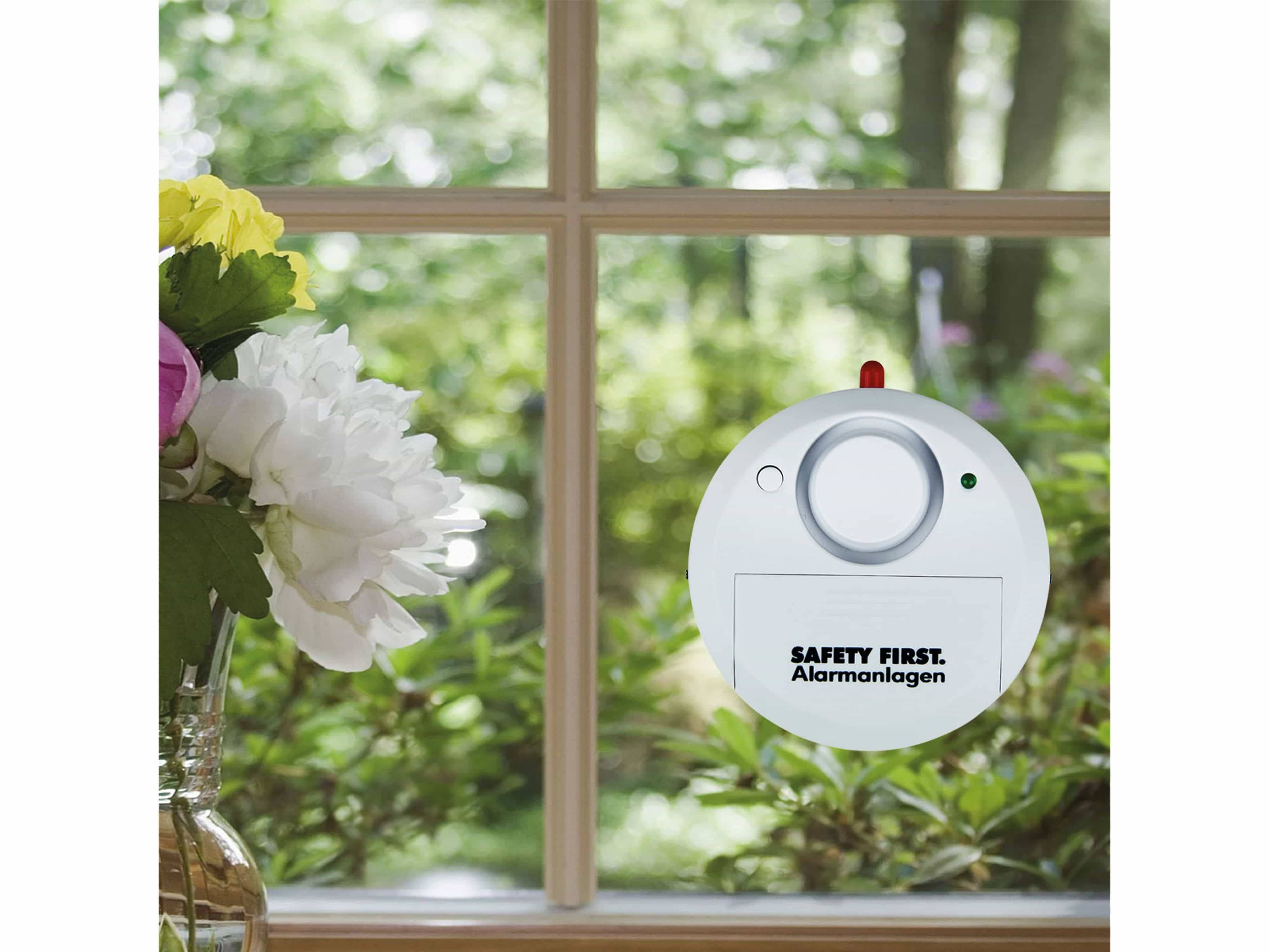 KH-SECURITY Safety First Glasbruchalarm weiß "Premium"
