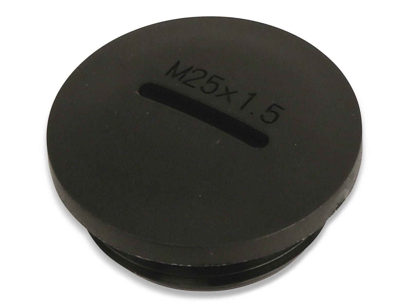 KSS Verschlussschraube, metrisch, M25, schwarz