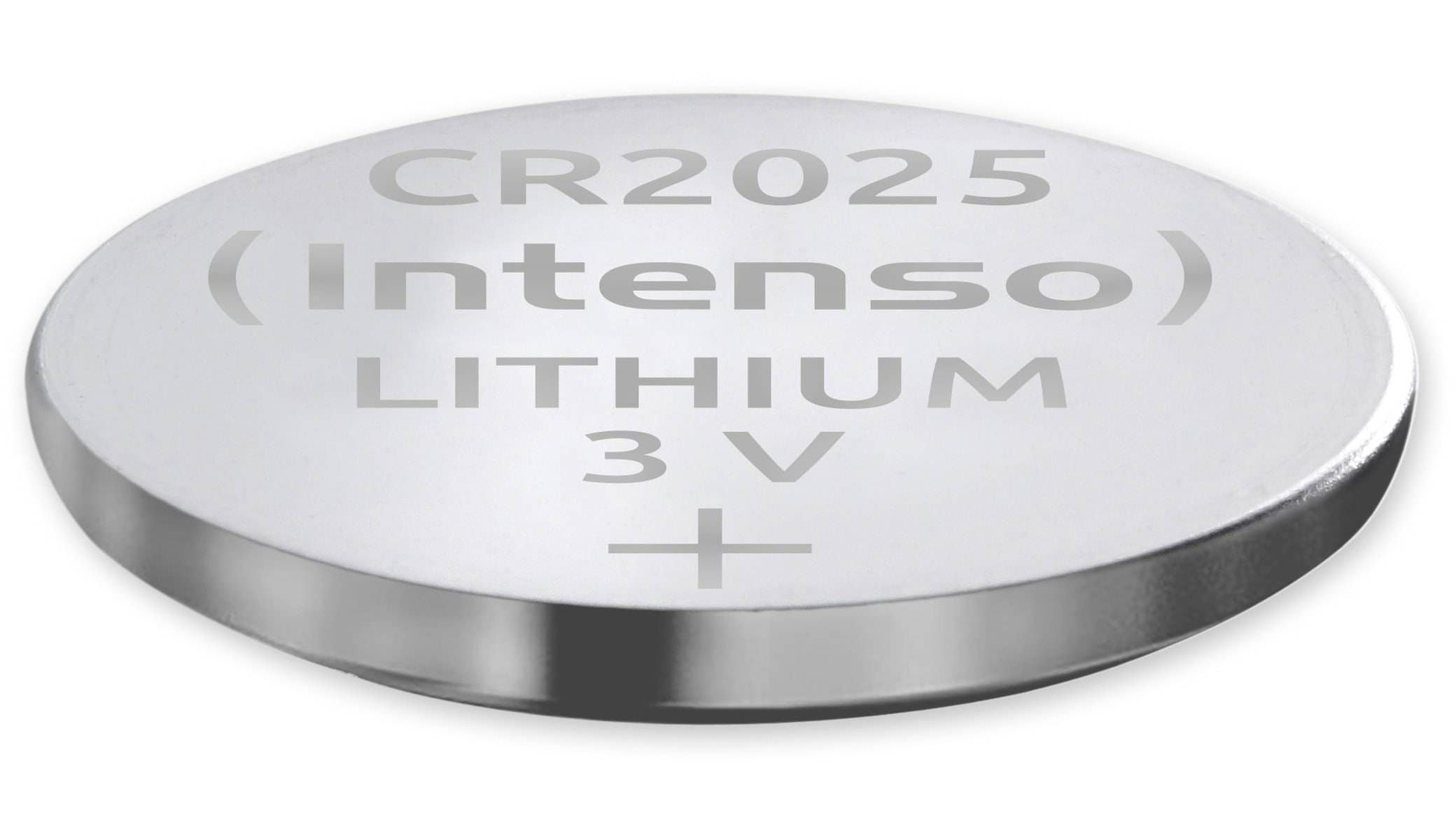 INTENSO Lithium-Knopfzelle CR2025, 6 Stück
