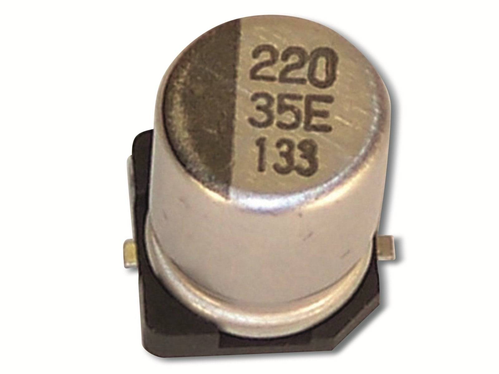 TEAPO SMD-Alu-Elko 22µF, 16V, 4x5.4mm, VEV226M016S0ANE01K