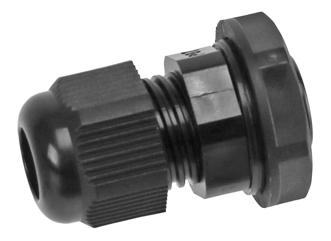 KSS Kabelverschraubung, PG-7, schwarz, IP68, 3 bis 6,5