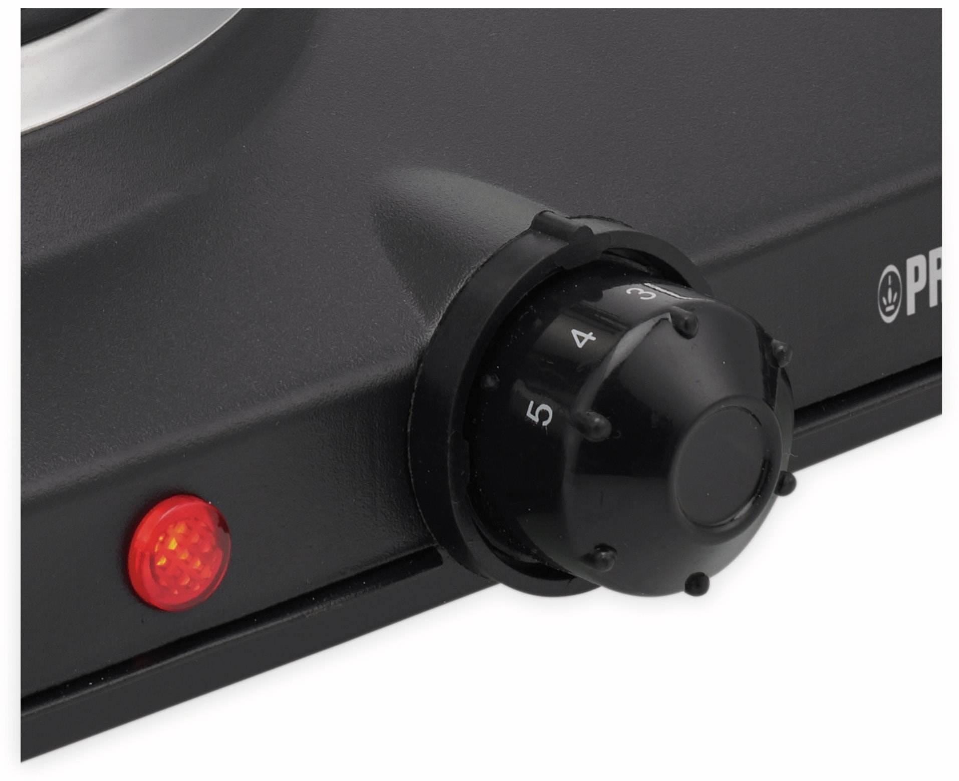 PRINCESS Doppelkochplatte 303021, schwarz, 2000 W