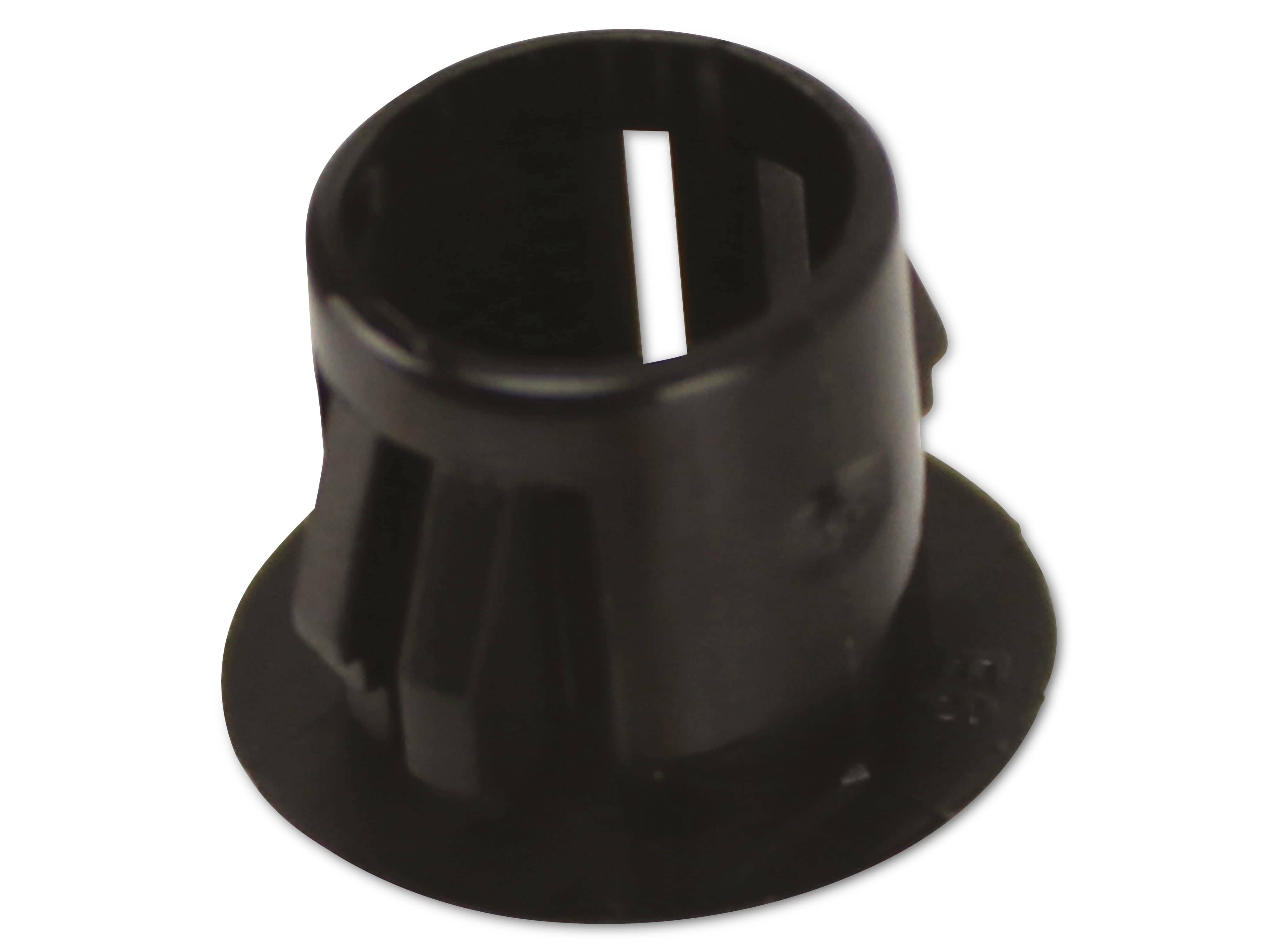 KSS Lochabdeckung Polyamid 6.6, schwarz, für Loch 9,5, Abdeckung-Ø 13, 1 Stück