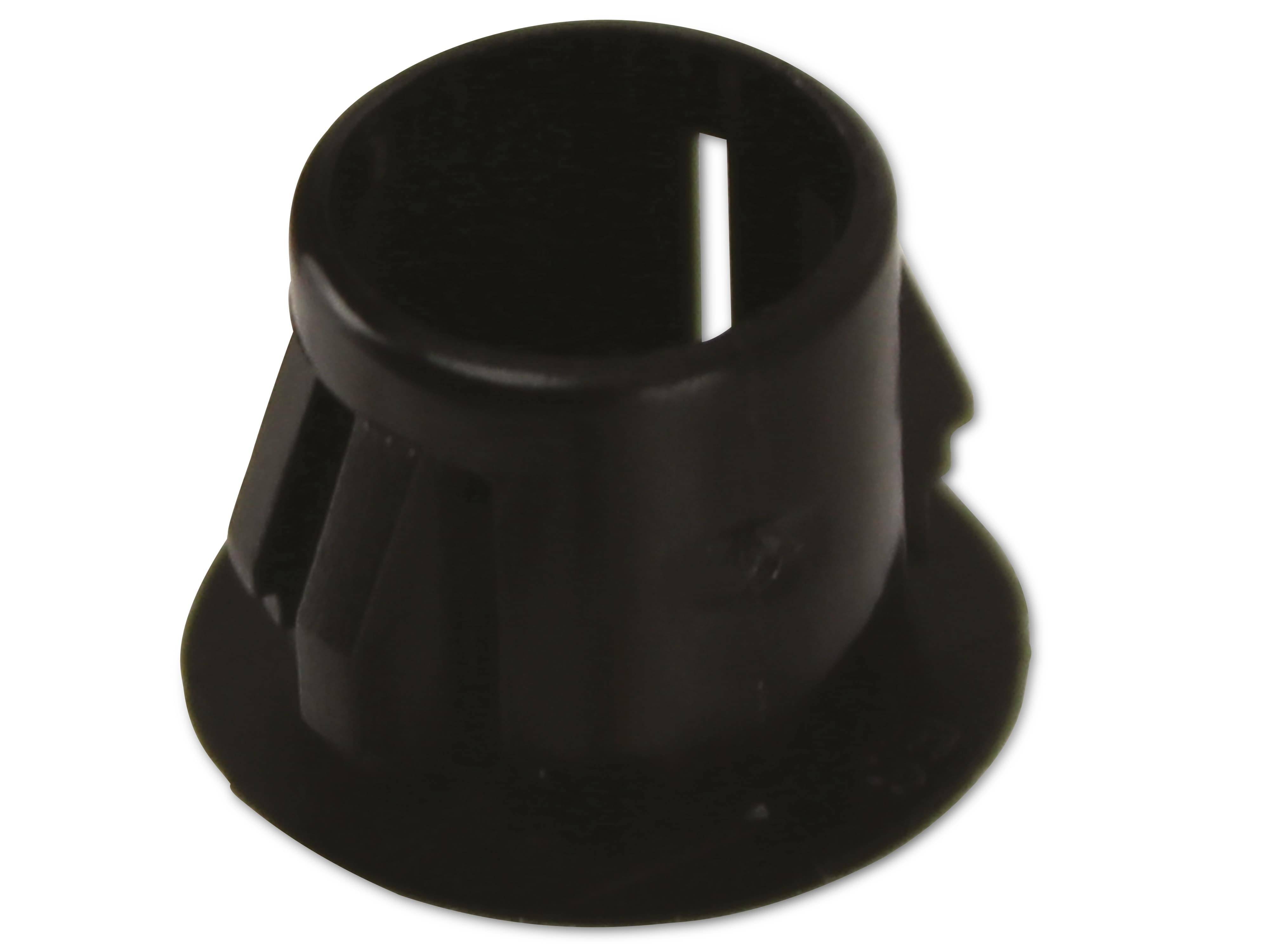 KSS Lochabdeckung Polyamid 6.6, schwarz, für Loch 9,5, Abdeckung-Ø 13, 1 Stück