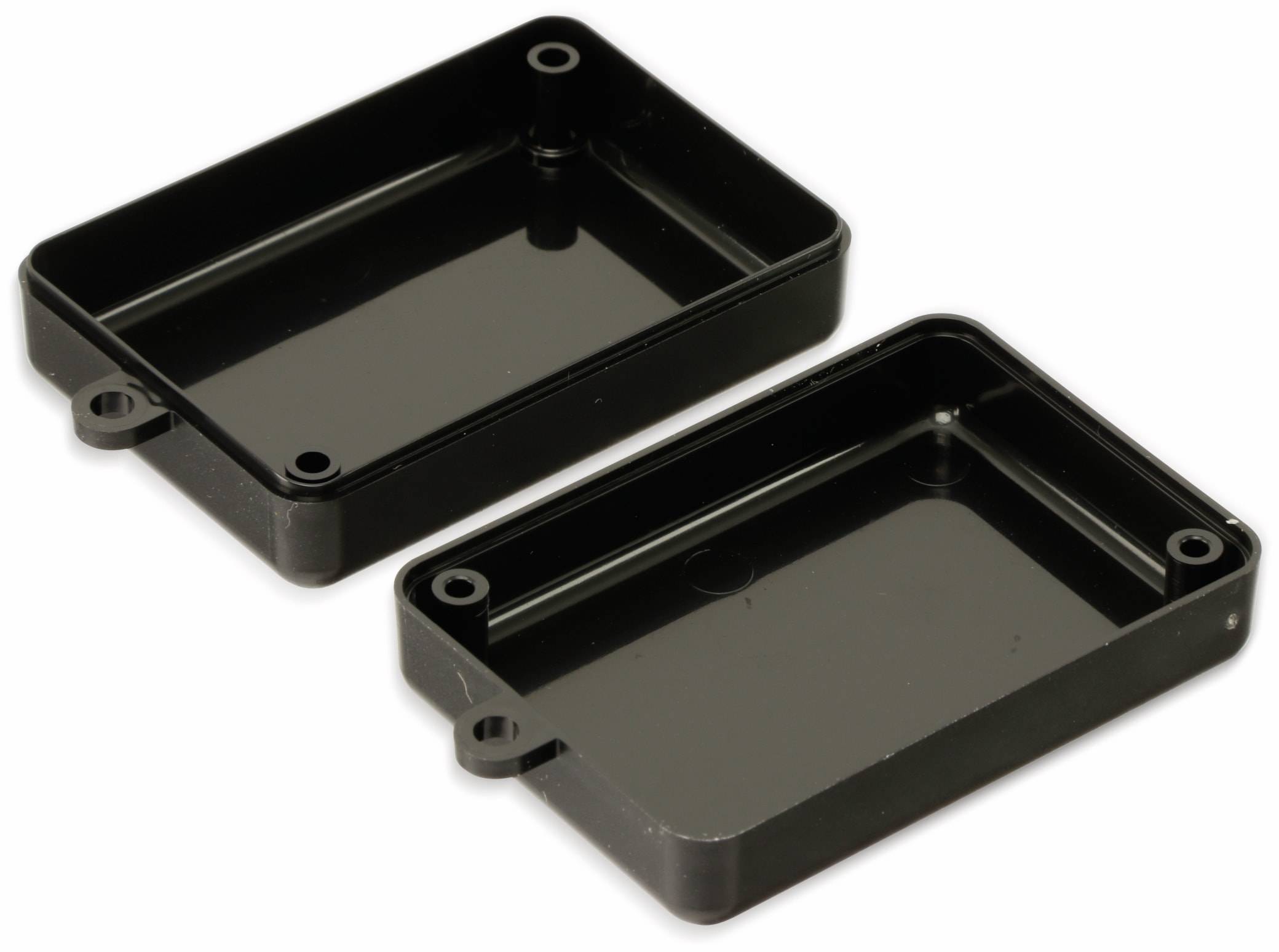 STRAPUBOX Kunststoffgehäuse mit öse, Typ 2043 SW, 53 x 37 x 20 mm